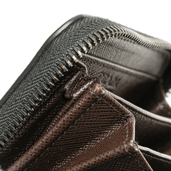 Pre-Loved Prada Saffiano Zip Coin Pouch - Picture 9 of 12